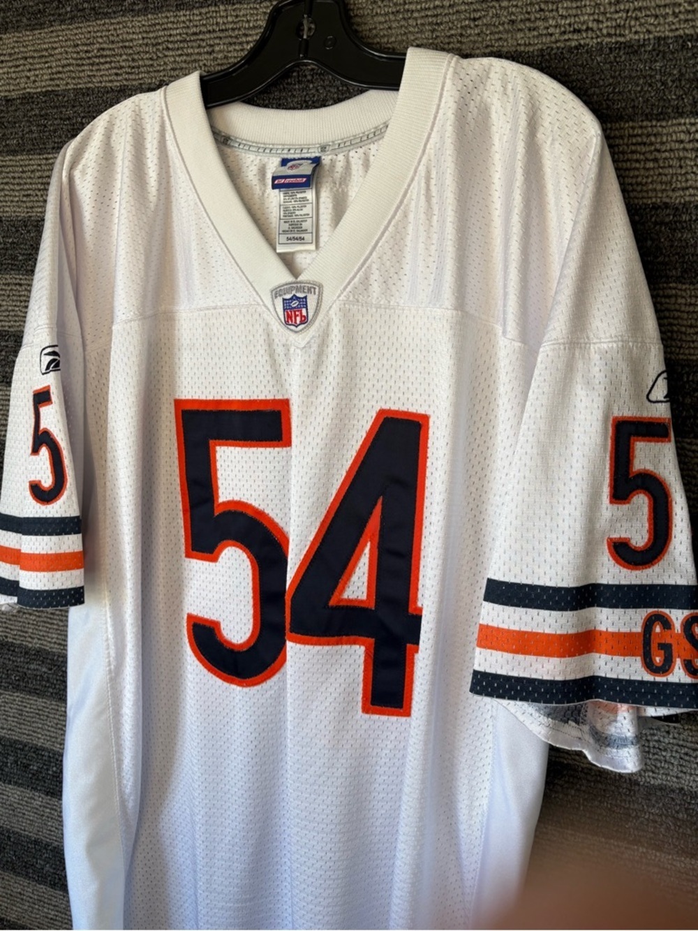 Vintage 2000’s Reebok Brian Urlacher Chicago Bears Authentic Pro Jersey Size 54 - Picture 2 of 9